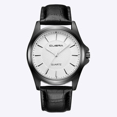 DISU Men Wrist Watch Leather Military Casual Analog Quartz  Business watch man watches mens 2019 relogios masculino
