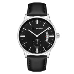 Men's Wrist Watch Military Leather Date Quartz Analog Army Quartz Business wristwatch mens  watches mens 2019 clock men