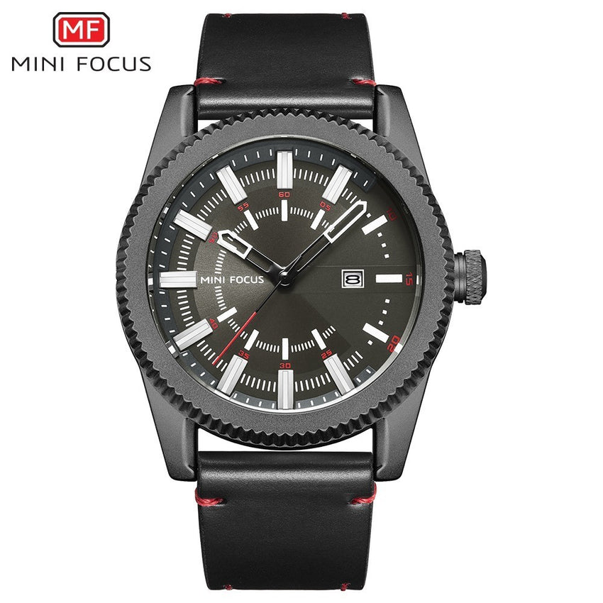 MINI FOCUS Fashion Men Watches 2019 Luxury Brand Stainless Steel Hour Analog Watch Men Luminous Hands Quartz Wrist Watches Black