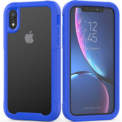 PC+TPU Military Shock Absorption Case for iPhone 11Pro X XR XS XS Max Transparent Ultra-Thin Protective Case for 6 6s 7 8 Plus