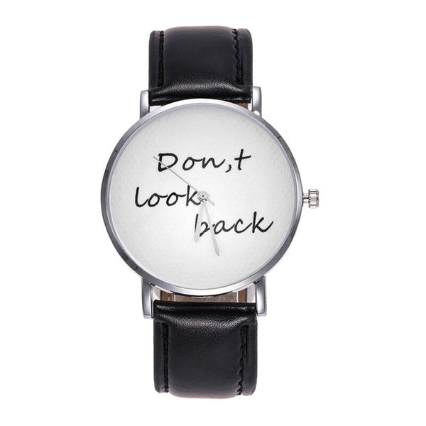 The Current Popular Factor Dicaihong   Don,t Look back Letter Watch Kol Saati Montre Femme  Zegarki Damskie Reloj De Mujer@50