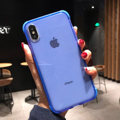 Glitter Powder Transparent Phone Case For iPhone 11Pro Max X XR XS Max 8 7 Plus 6 6S Plus Soft TPU Shockproof Shining Back Cover