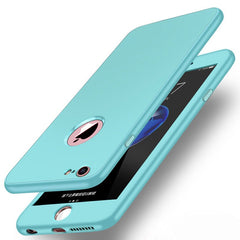 360 Full body Shockproof Phone Case For iphone XS Max 6 6s 7 8 plus Soft Silicone Cover On for iPhone 8 7 Plus X Plus cases