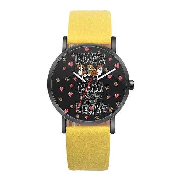 Horloge Dames WOK18302 Fashion Cute Dog Character Pattern Watch Fresh Style Ladies' Watch Popular With Women Relogio Feminino@50