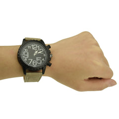 Men Watch Retro Design Leather Band Analog Alloy Quartz Watch Man new arrival in men wrist watches relogios masculinos