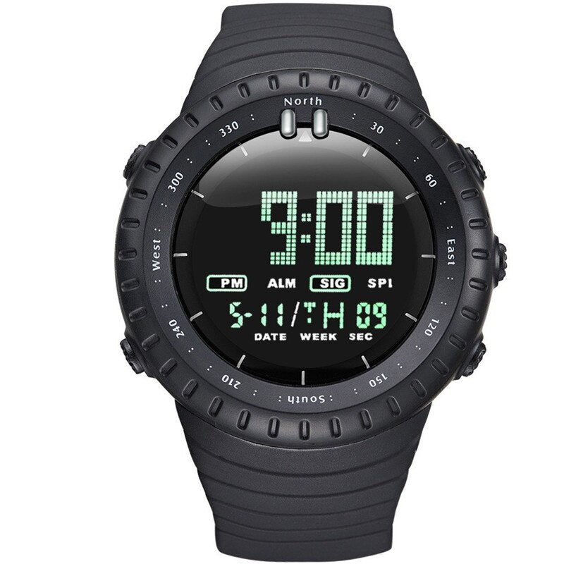 New Luxury Sports Watch Men Analog Digital  Silicone  Sport Horloges Wrist Watches Men Relogio Masculino High Quality Clock@50