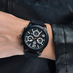 Men's Watches Luxury Black Dial Stainless Steel Date Quartz Analog Sport Wrist Watch Man Relojes Hombre 2019 saat erkek kol saat