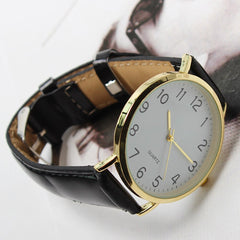 Men Women Wrist Watch Simple Business Fashion Leather Quartz Wristwatch Mens Relojes Hombre 2019 heren horloge montre homme