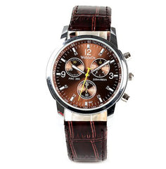 Unisex Men Women Watch Classic Round Metal Dial Leather Strap Watches Analog Quartz Womage Wrist Watch casual relojes gifts