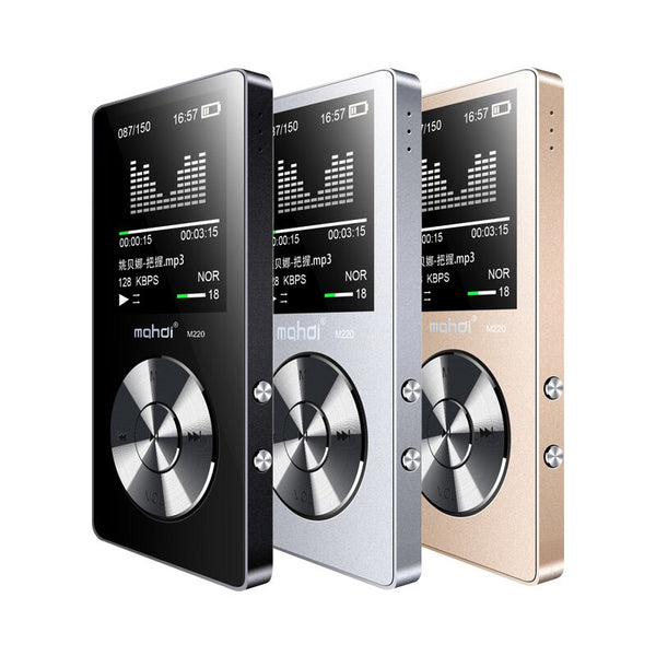 mahdi original 1.8 inch metal lossless Music MP3 Player Build in Speaker with FM Video E-book Recorder Clock Function