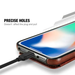 Retro PU Leather Case For iPhone X 6 6s 7 8 Plus XS 5S SE Multi Card Holders Phone Cases For iPhone XS Max XR 10 Cover