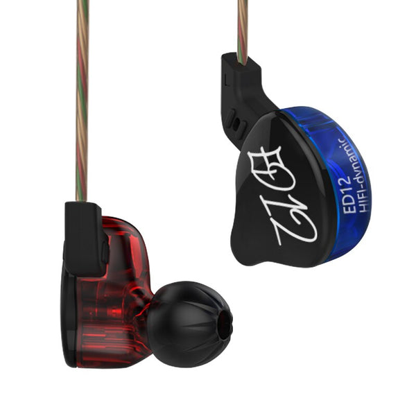 Original KZ ED12 In Ear Earphone Stereo Running Sport Earphone Noise Cancelling HIFI Bss Monito Earphone Headset