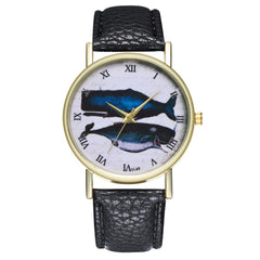 Animal Deep Sea Fish Pattern Women's Watches Casual Watch Simple Stlye Orologio Donna Quartz Wristwatch Clock High Quality @50