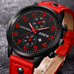 Men Wrist Watches Fashion Sports Date Analog Quartz Leather Stainless Steel Watch Man relojes hombre 2019 montre homme