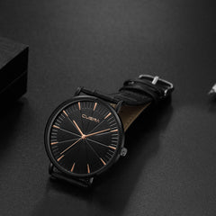 Men's Watch Leather Military Casual Analog Quartz Business watch man new arrival in men wrist watches relogios masculino