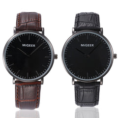 Man Wrist Watch Retro Design Leather Band Analog Alloy Quartz Watch Mens Reloj Hombre 2019 relogios masculino