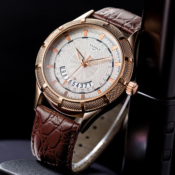 Men Watches 2019 Luxury Brand Classic Business Big Gear Calendar European And American Quartz Watch Man zegarek meski