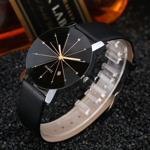 Men Wrist Watch Luxury Stainless Steel Quartz Date Sport Leather Band Dial Watch Man Reloj Hombre 2019 Men Wristwatch Clock