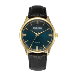 DISU Men Watch Classic Leather Strap Quartz Casual watch man watches mens 2019 relogios masculino