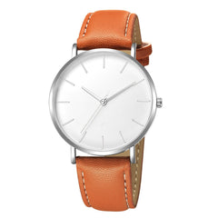 Geneva Men Watch Date Alloy Case Synthetic Leather Analog Quartz Sport Wristwatch Mens relojes hombre 2019 zegarek meski