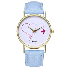 Women Watches Exquistite Simple Luxury Fashion Cute Airplane Pattern Female Watch Reloj De Mujer Kol Saati@50