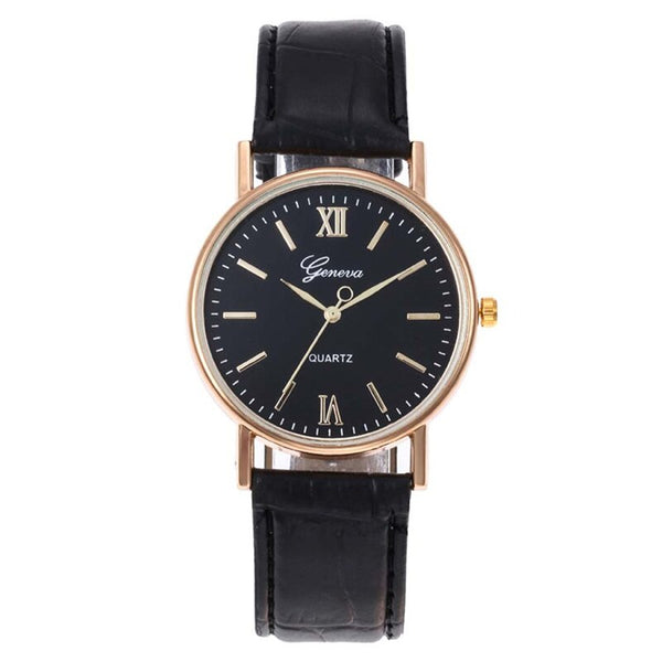 Reloj Mujer Montre Pour Femme Distinguished Quartz Watch Minimaliste Luxury Fashion Watches fashionGeneva Brand Roman Numeral@50