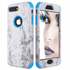 Marble Bumper Case for iPhone 11 7 6 6s 8 Plus Hard Cover PC Silicone for iPhone X Xs Max Xr 360 Case 3 in 1 For Galaxy Note 8 9