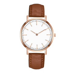 DISU Men Wrist Watch Leather Band Analog Quartz Round Watch Mens new arrival in men wrist watches relogio masculino