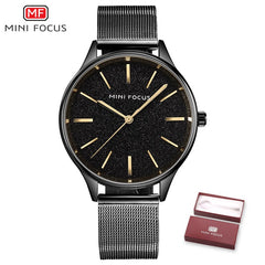 MINIFOCUS Rose Gold Watch Ladies 2019 Fashion Luxury Brand Women Watches Waterproof Female Wristwatch Quartz Hand Watch Woman