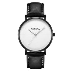 Men's Wrist Watch Leather Military Casual Analog Quartz Business Wristwatch Mens big dial watches for men relogio masculino