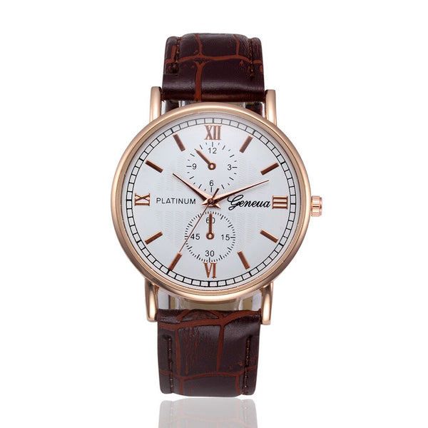 Man Wrist Watch Retro Design Leather Band Analog Alloy Quartz Men Wristwatch Clock Reloj Hombre 2019 saat erkekler