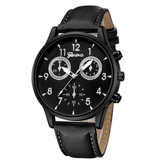 DISU Men's Wrist Watch Leather Military Casual Analog Quartz Business watch man watches mens 2019 relogios masculino