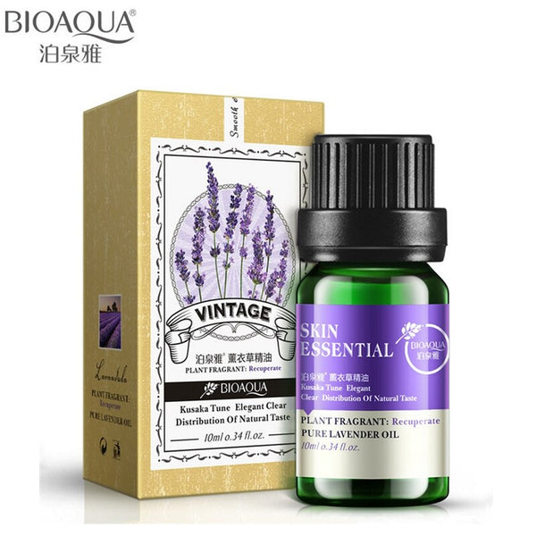 BIOAQUA Lavender Essential Oil Hair Face Body Anti Aging Natural Moisturizing Oil-control Skin Care Hyaluronic Acid Liquid 10ml
