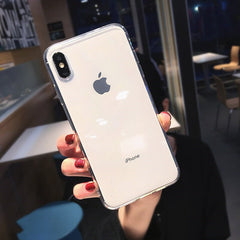 Candy Colors Transparent Anti-shock Phone Case For iPhone 11 11 Pro Max 7 8 Plus X XS Max XR 6 6S Ultra Thin Soft TPU Back Cover