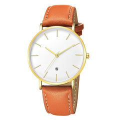 DISU Men Wrist Watch Luxury Quartz Sport Military Stainless Steel Dial Leather Band watches man unique watch for men wristwatch