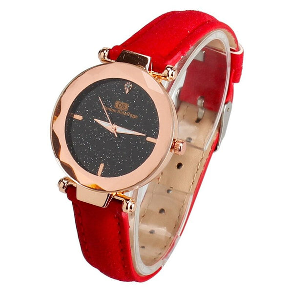 High Quality Horloge Dames Reloj De Mujer Watch  Femmes De Starry Sky Quartz Montres Saat  Watch Woman Stretch  Clock Cuckoo@50