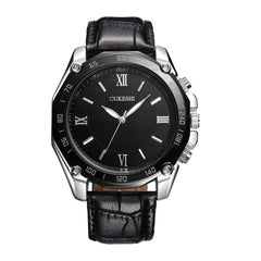 Men Wrist Watches Luxury Stainless Steel Quartz Military Sport Leather Band Dial Watch Man Reloj Hombre 2019 erkek kol saati