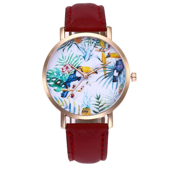 Women's Watches Best Sellers Cute Pattern  Ladies Watch Orologio Donna De Luxe Marque Montre Femmes De Quartz Clock @50