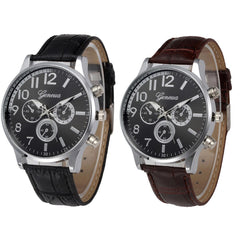 Men Wrist Watch Retro Design Leather Band Analog Alloy Quartz Watch vintage men wristwatch clock relogios masculinos