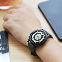 SOKI Men's Watches Fashion Big Dial Calendar Scrub Belt Military Watch Mens relojes hombre 2019 relogios masculinos