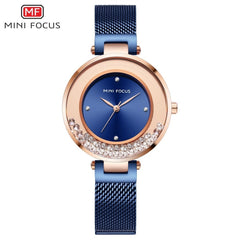 MINI FOCUS New Women Watches Top Brand Luxury 2019 Fashion Waterproof Rose Gold Watch Ladies Stainless Steel Relogio Feminino