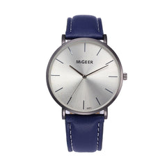 DISU Men Wrist Watch Design Leather Retro Leather Band Analog Alloy Quartz watch man unique watch for men relogios masculino