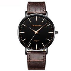 Men's Wrist Watch Leather Military Alloy Analog Quartz Business Watch Man Reloj Hombre 2019 Men Wristwatch Clock