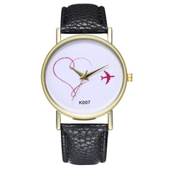 Women Watches Exquistite Simple Luxury Fashion Cute Airplane Pattern Female Watch Reloj De Mujer Kol Saati@50