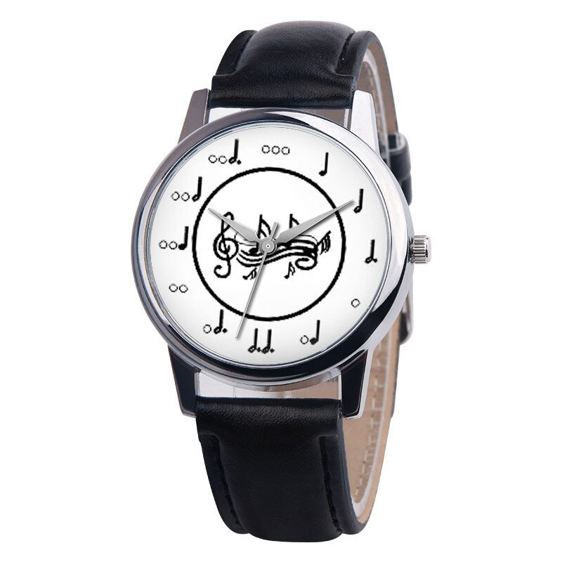 Women's Watches Best Sellers Simple Fashion Quartz Watch Note Pattern Bayan Kol Saati High Quality Featured Zegarki Damskie@50