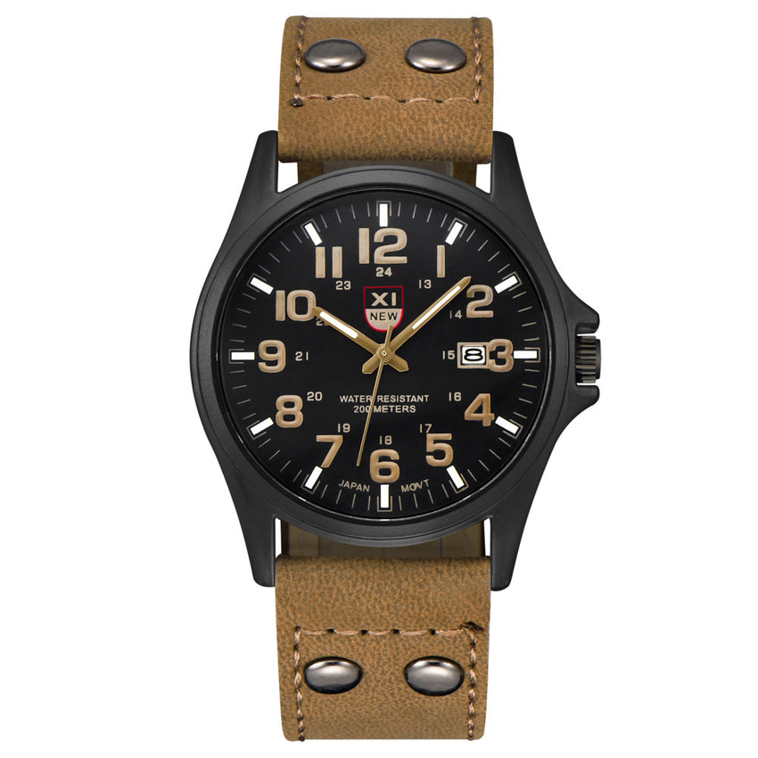 Men’s Wrist Watches Military Steel Military Date Quartz Analog Army Casual Dress Watch Man Montre Homme 2019 saat erkekler