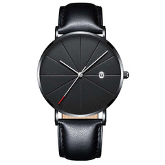 Men's Wristwatch Simple And Unobtrusive Business Leather Strap Casual Quartz Watch Man relojes para hombre horloges mannen