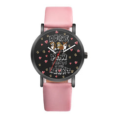 Horloge Dames WOK18302 Fashion Cute Dog Character Pattern Watch Fresh Style Ladies' Watch Popular With Women Relogio Feminino@50