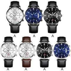 Men Watches Luxury Military Sports Analog Sport Leather Quartz Watch Man Montre Homme 2019 erkek kol saati horloges mannen