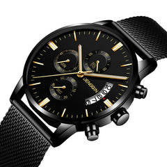 Man Watches Luxury Quartz Stainless Steel Dial Casual Bracelet Watch Man Watches Mens 2019 Men Wristwatch Clock